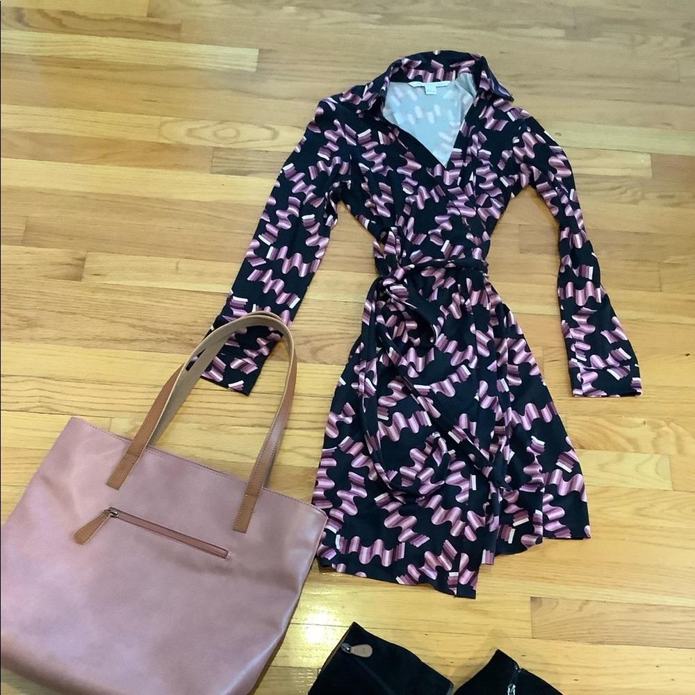 Silk classic Diane Von Fursteberg wrap dress